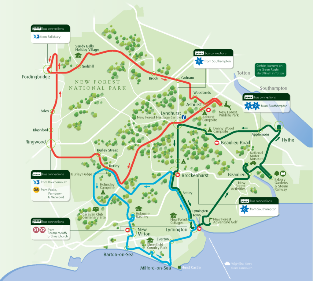 new forest bus tour