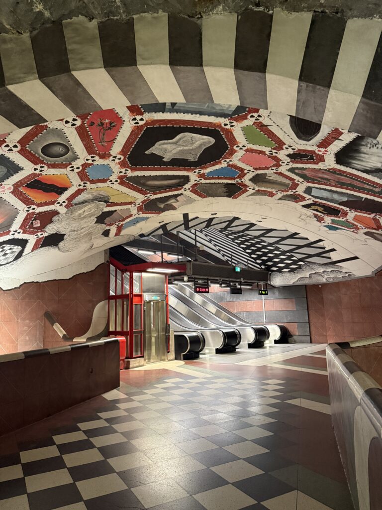 metro art Stockholm