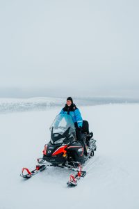 snow mobile arctic