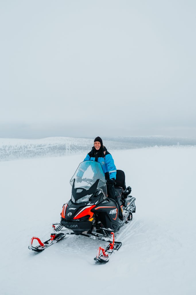 snow mobile arctic