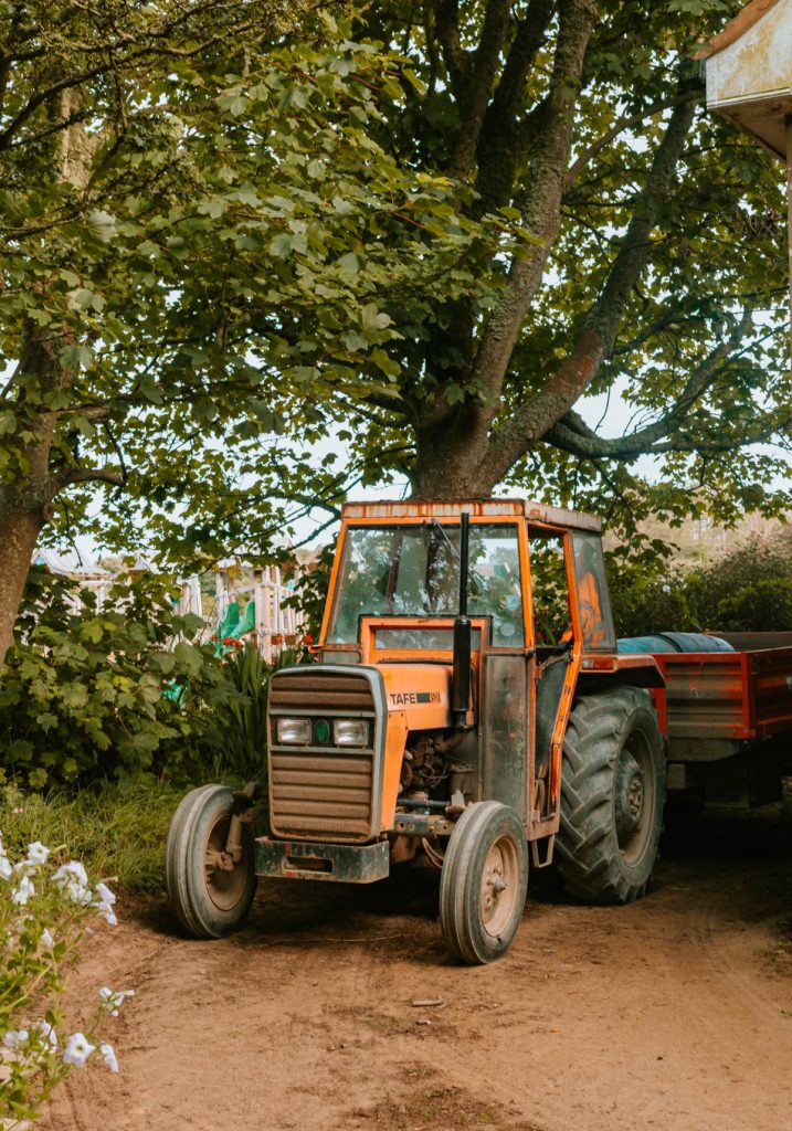 tractors on sark
