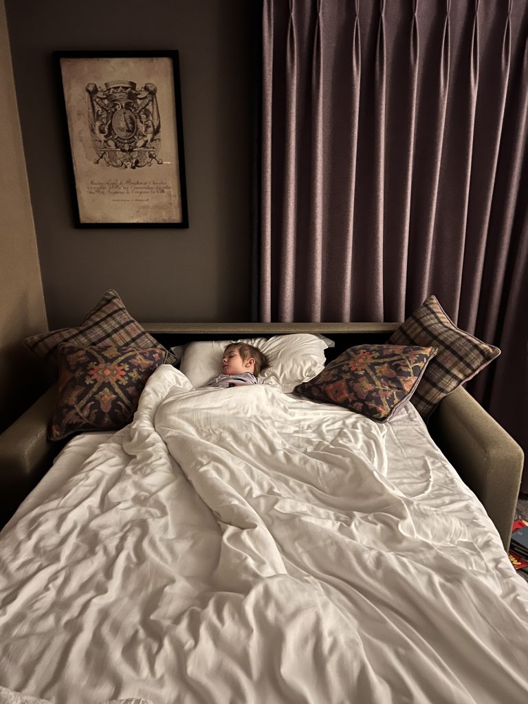 tips for sharing a hotel room with a toddler