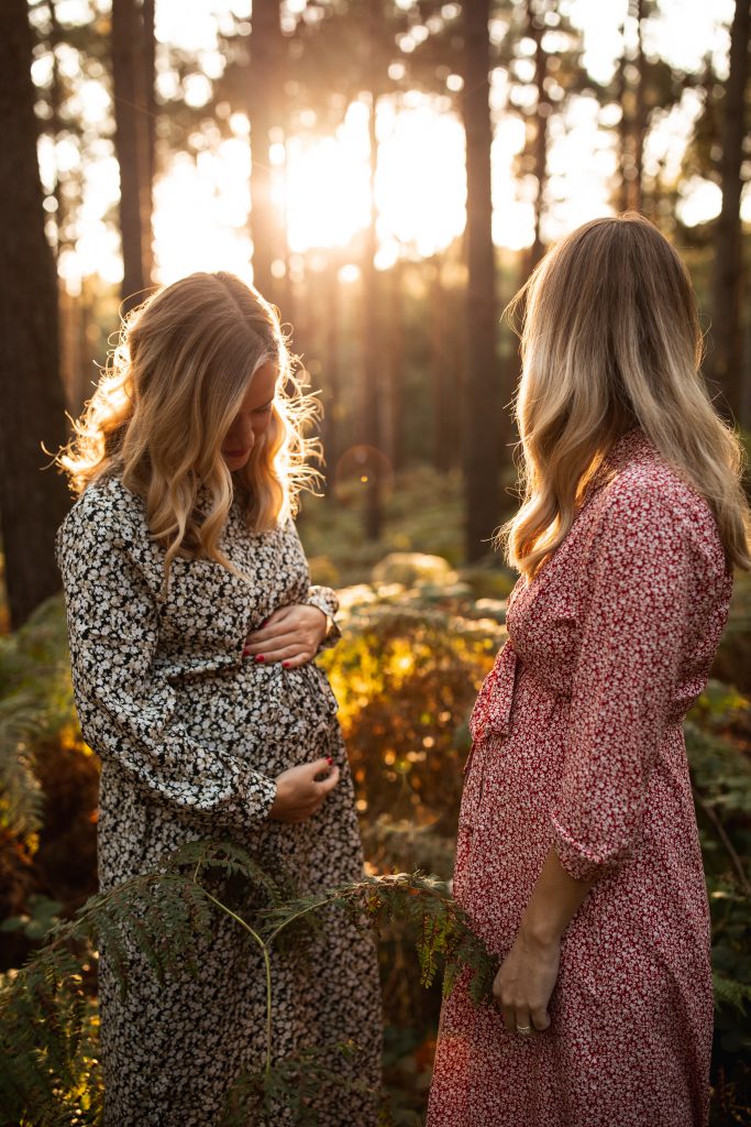 twin pregnancy announcement